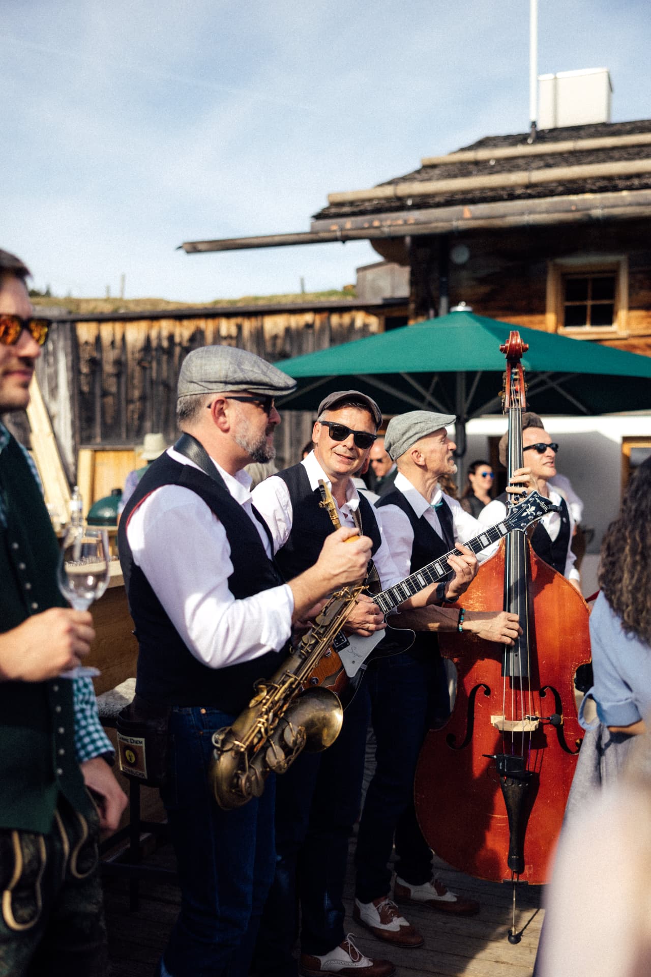 The Swingbugs bei einer Hochzeit